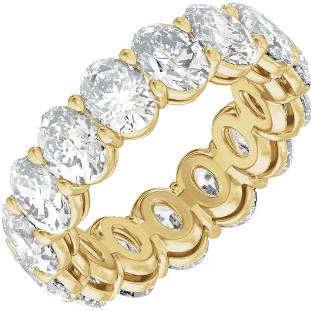 14K 5 CTW Lab-Grown Diamond Low Profile Eternity Band