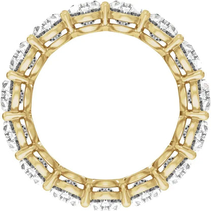 14K 5 CTW Lab-Grown Diamond Low Profile Eternity Band