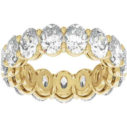 14K 5 CTW Lab-Grown Diamond Low Profile Eternity Band