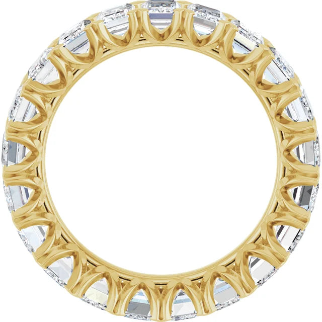 14K Yellow Gold Lab-Grown Diamond Eternity Band – 5 1/3 CTW (Size 7)