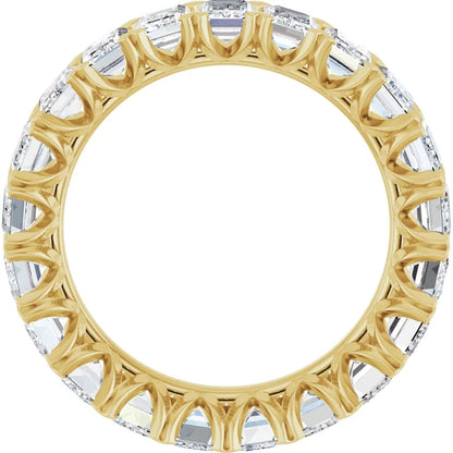14K Yellow Gold Lab-Grown Diamond Eternity Band – 5 1/3 CTW (Size 7)