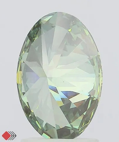1.96ct Oval Lab Grown Diamond (Colour Fancy Deep Green, Clarity VS2, IGI Certified)