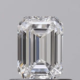 0.55ct Emerald Lab Grown Diamond (Colour D, Clarity IF, IGI Certified)