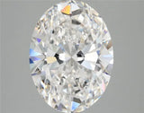 4.00ct Oval Lab Grown Diamond (Colour E, Clarity VS2, IGI Certified)