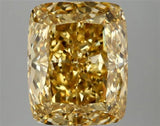 5.06ct Cushion modified Lab Grown Diamond (Colour Fancy Vivid Yellow, Clarity VS1, IGI Certified)