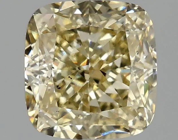 2.03ct Cushion modified Lab Grown Diamond (Colour Fancy Yellow, Clarity VS2, IGI Certified)