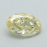 1.02ct Oval Lab Grown Diamond (Colour Fancy Yellow, Clarity VVS2, IGI Certified)