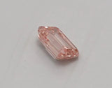 0.43ct Emerald Lab Grown Diamond (Colour Fancy Vivid Pink, Clarity VVS2, IGI Certified)
