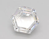 1.10ct Hexagonal Lab Grown Diamond (Colour D, Clarity VVS2, IGI Certified)