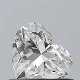 0.51ct Heart Natural Diamond (Colour E, Clarity VVS2, GIA Certified)