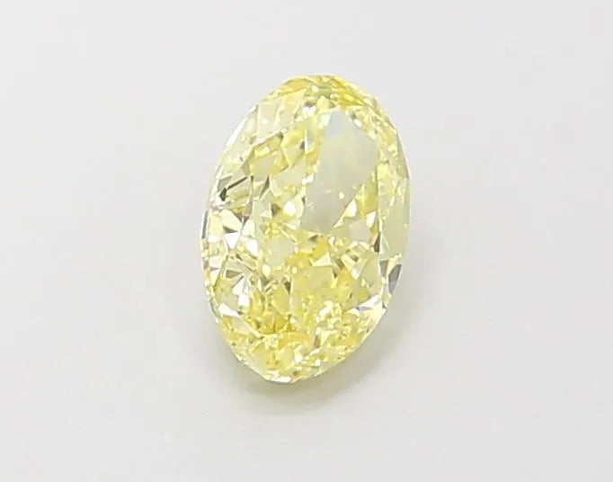 0.52ct Oval Lab Grown Diamond (Colour Fancy Yellow, Clarity VS2, IGI Certified)