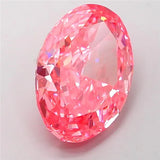 4.02ct Oval Lab Grown Diamond (Colour Fancy Vivid Pink, Clarity VVS1, IGI Certified)