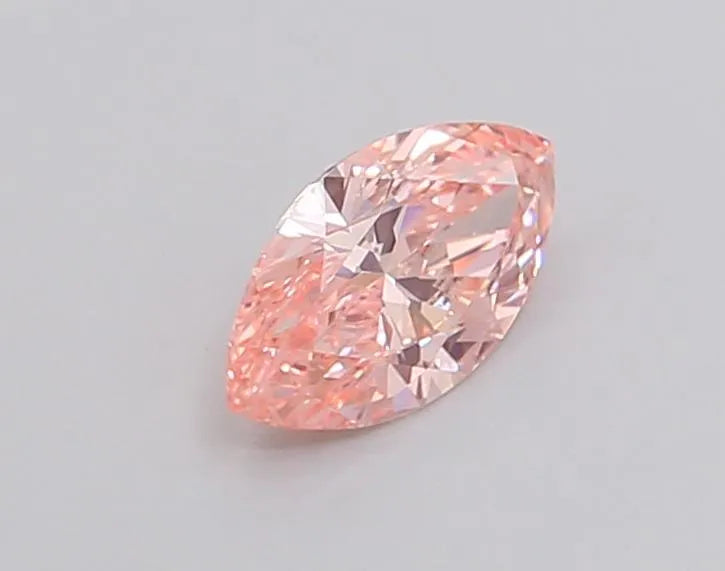 0.57ct Marquise Lab Grown Diamond (Colour Fancy Vivid Pink, Clarity VS1, IGI Certified)