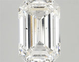 3.40ct Emerald Lab Grown Diamond (Colour F, Clarity SI1, IGI Certified)