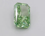 0.55ct Radiant Lab Grown Diamond (Colour Fancy Vivid Green, Clarity VS1, IGI Certified)