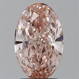 2.00ct Oval Lab Grown Diamond (Colour Fancy Intense Pink, Clarity VS2, IGI Certified)