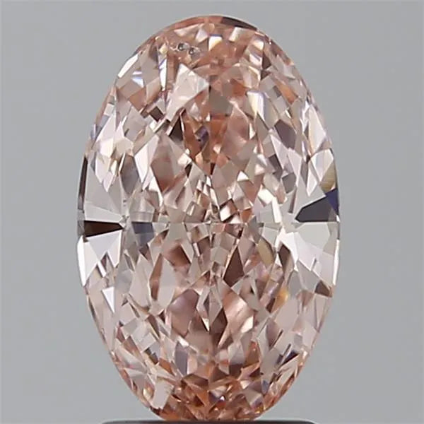 2.00ct Oval Lab Grown Diamond (Colour Fancy Intense Pink, Clarity VS2, IGI Certified)