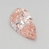 0.62ct Pear Lab Grown Diamond (Colour Fancy Vivid Pink, Clarity VS1, IGI Certified)