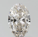 0.40ct Oval Natural Diamond (Colour K, Clarity VS2, GIA Certified)