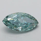 1.63ct Marquise Lab Grown Diamond (Colour Fancy Vivid Green, Clarity VS1, IGI Certified)