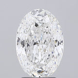 Oval 3.07ct Portuguese cut diamond E VVS2 EX VG None