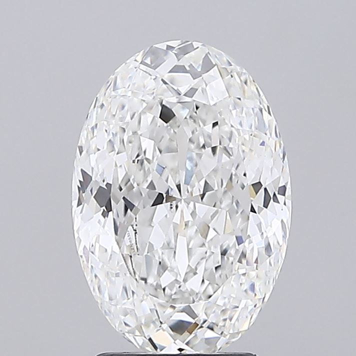 Oval 3.07ct Portuguese cut diamond E VVS2 EX VG None