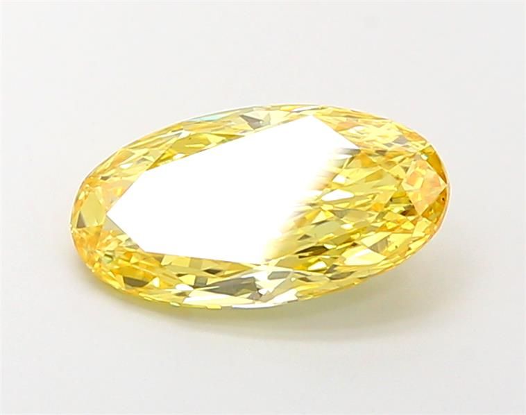 🚀 Oval 2.01ct Fancy Vivid Yellow VS1 EX VG