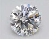 3.27ct Round Lab Grown Diamond (Colour G, Clarity VVS2, Cut ID, IGI Certified)
