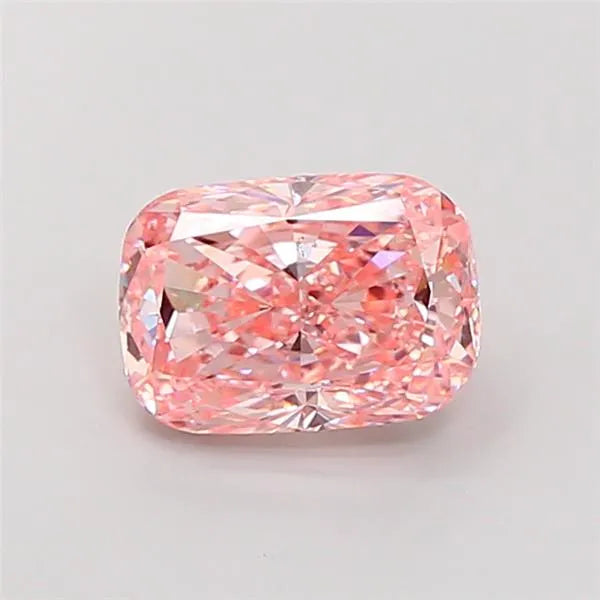 3.00ct Cushion modified Lab Grown Diamond (Colour Fancy Vivid Pink, Clarity VS2, IGI Certified)