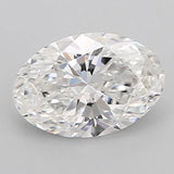 2.53ct Oval Lab Grown Diamond (Colour E, Clarity VVS2, IGI Certified)
