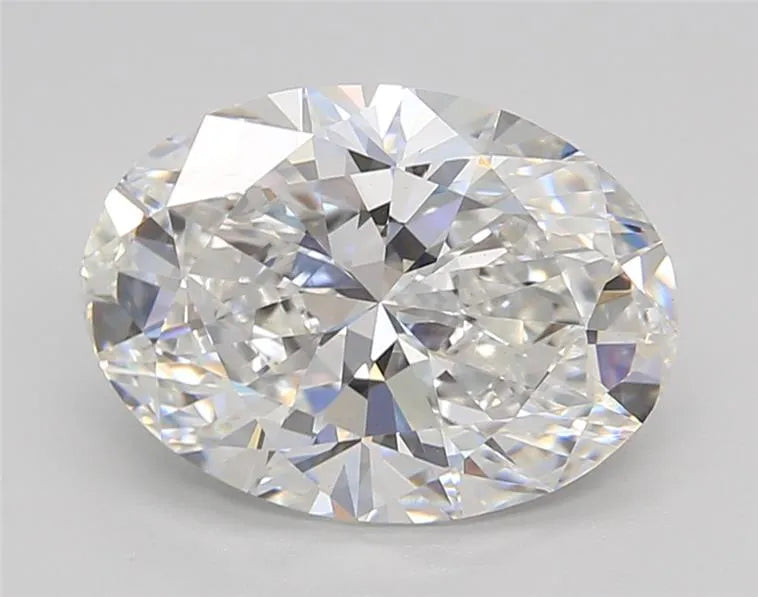 3.00ct Oval Lab Grown Diamond (Colour E, Clarity VS1, IGI Certified)