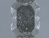 2.00 CT Natural Fancy Dark Gray Diamond – Cut-Cornered Rectangular