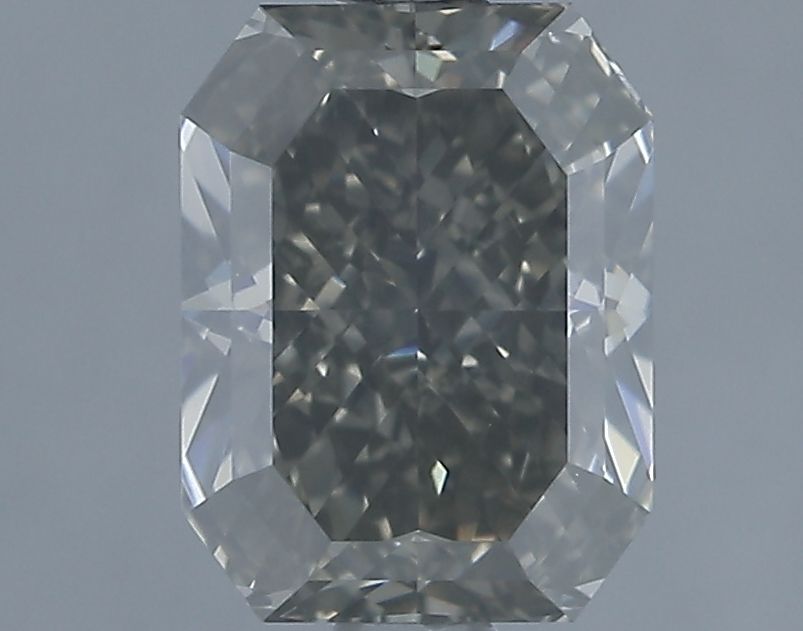 2.00 CT Natural Fancy Dark Gray Diamond – Cut-Cornered Rectangular