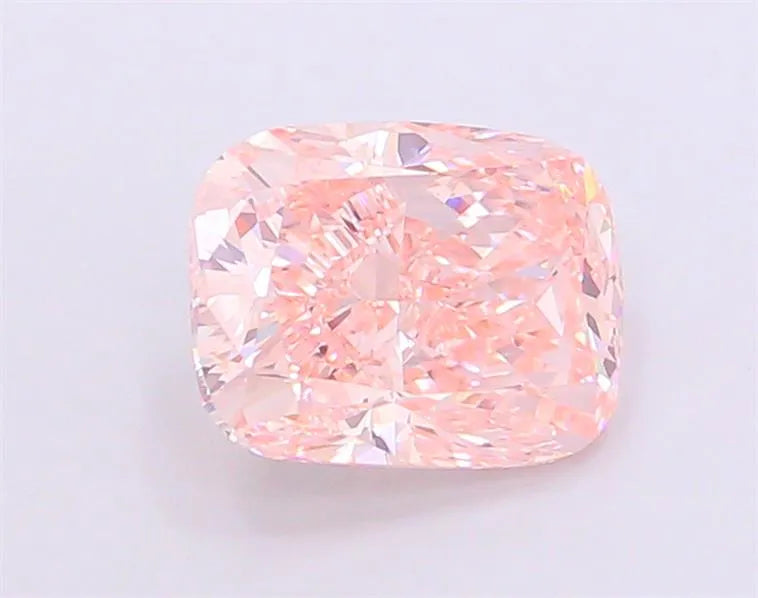 2.91ct Cushion modified Lab Grown Diamond (Colour Fancy Vivid Pink, Clarity VVS2, IGI Certified)