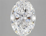 4.54ct Oval Lab Grown Diamond (Colour D, Clarity VS1, IGI Certified)