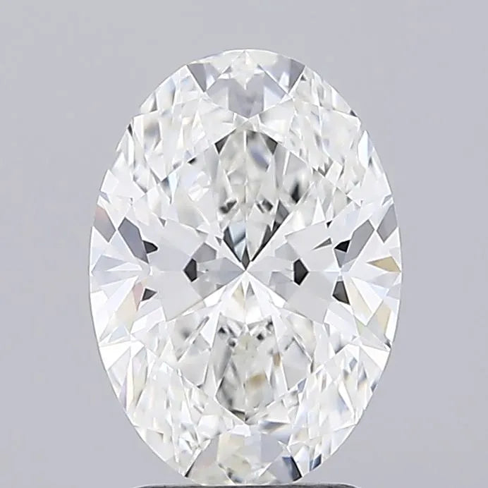 2.18ct Oval Lab Grown Diamond (Colour G, Clarity VVS2, IGI Certified)
