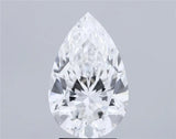 6.09ct Pear Lab Grown Diamond (Colour G, Clarity VVS2, IGI Certified)
