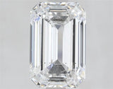 1.63ct Emerald Lab Grown Diamond (Colour E, Clarity VS2, IGI Certified)