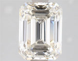 3.04ct Emerald Lab Grown Diamond (Colour H, Clarity VS2, IGI Certified)