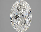 2.26ct Oval Lab Grown Diamond (Colour E, Clarity VVS2, IGI Certified)