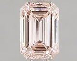 1.01ct Emerald Lab Grown Diamond (Colour Fancy Pink, Clarity VVS2, IGI Certified)