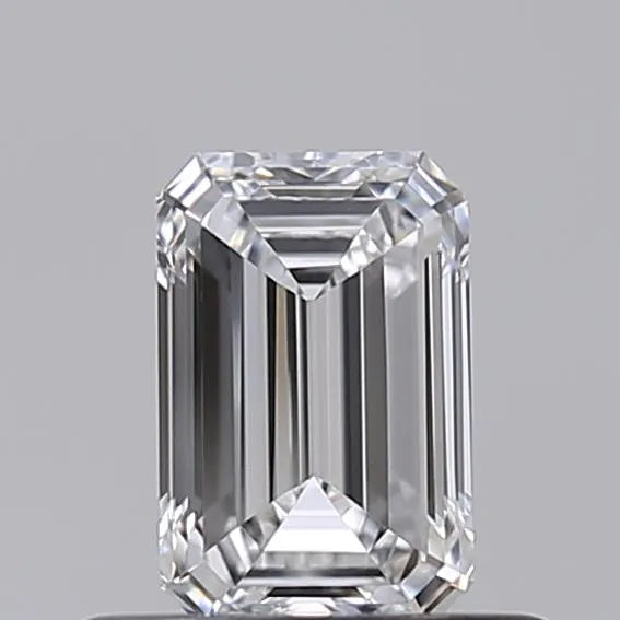 0.50ct Emerald Lab Grown Diamond (Colour D, Clarity IF, IGI Certified)