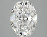 2.83ct Oval Lab Grown Diamond (Colour D, Clarity VS2, IGI Certified)