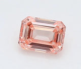 0.18ct Emerald Lab Grown Diamond (Colour Fancy Intense Pink, Clarity VVS2, IGI Certified)