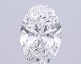 4.05ct Oval Lab Grown Diamond (Colour E, Clarity VVS2, IGI Certified)