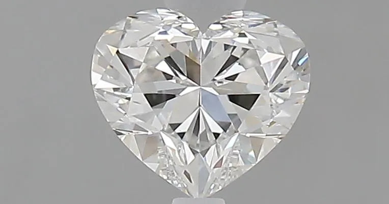 0.52ct Heart Natural Diamond (Colour F, Clarity VS1, GIA Certified)