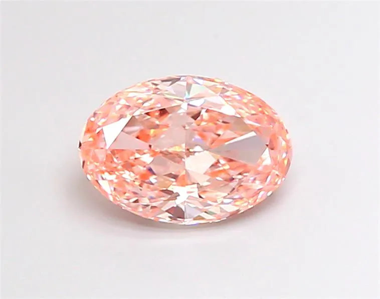 3.05ct Oval Lab Grown Diamond (Colour Fancy Intense Pink, Clarity VS1, IGI Certified)