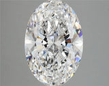2.84ct Oval Lab Grown Diamond (Colour E, Clarity VVS2, IGI Certified)