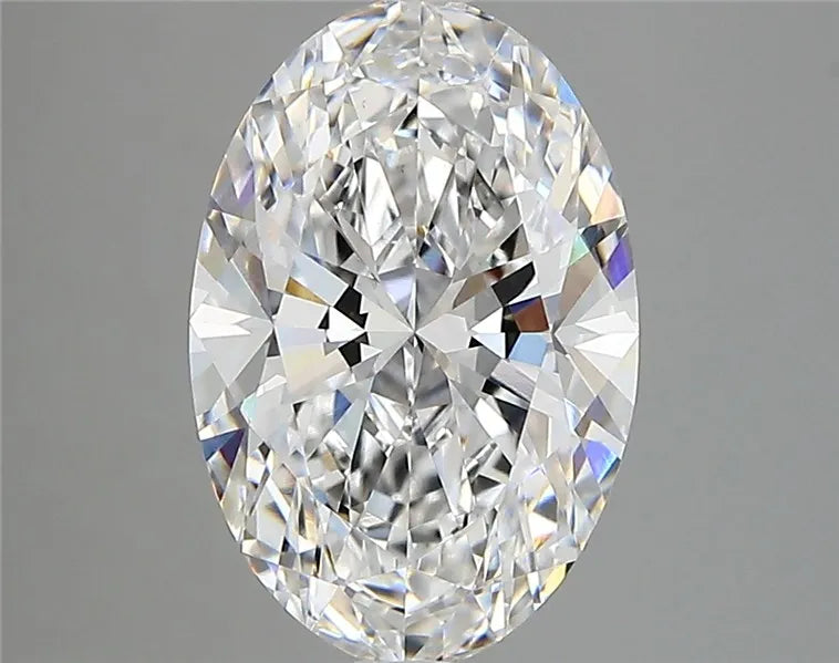 2.84ct Oval Lab Grown Diamond (Colour E, Clarity VVS2, IGI Certified)