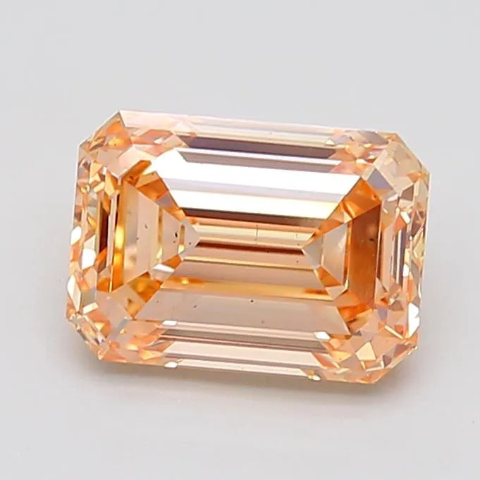 4.09ct Emerald Lab Grown Diamond (Colour Fancy Yellow, Clarity VS2, IGI Certified)